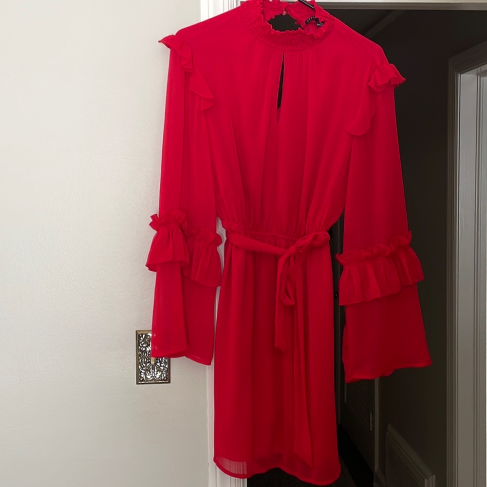 Red dress